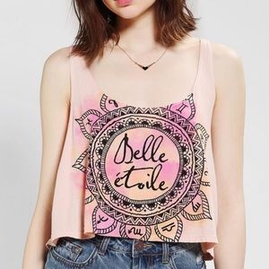 Truly Madly Deeply Belle Etoile Cropped Tank Top